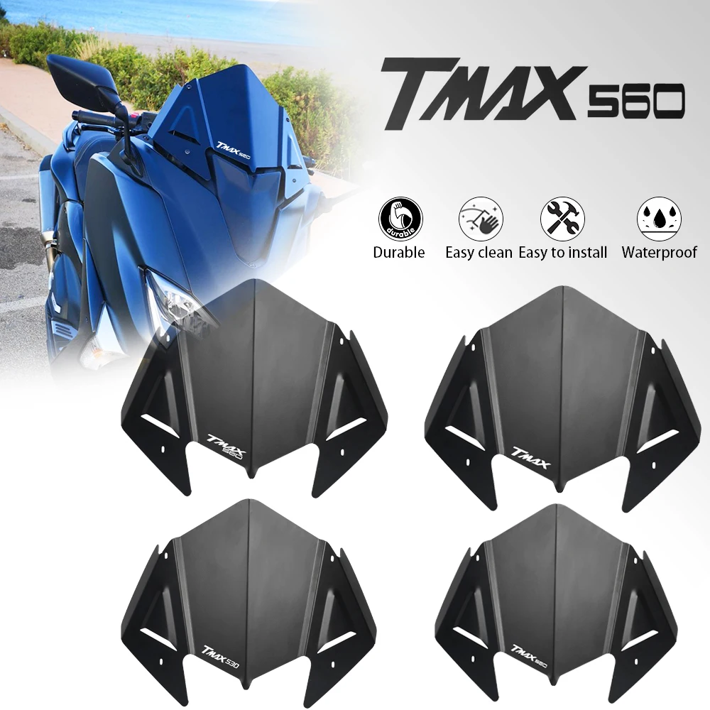 

Tmax Tmax530/560 For YAMAHA TMAX TMAX 530 560 Windshield Windscreen Fairing Windproof Wind Screen Deflector 2017-2021 Motorcycle