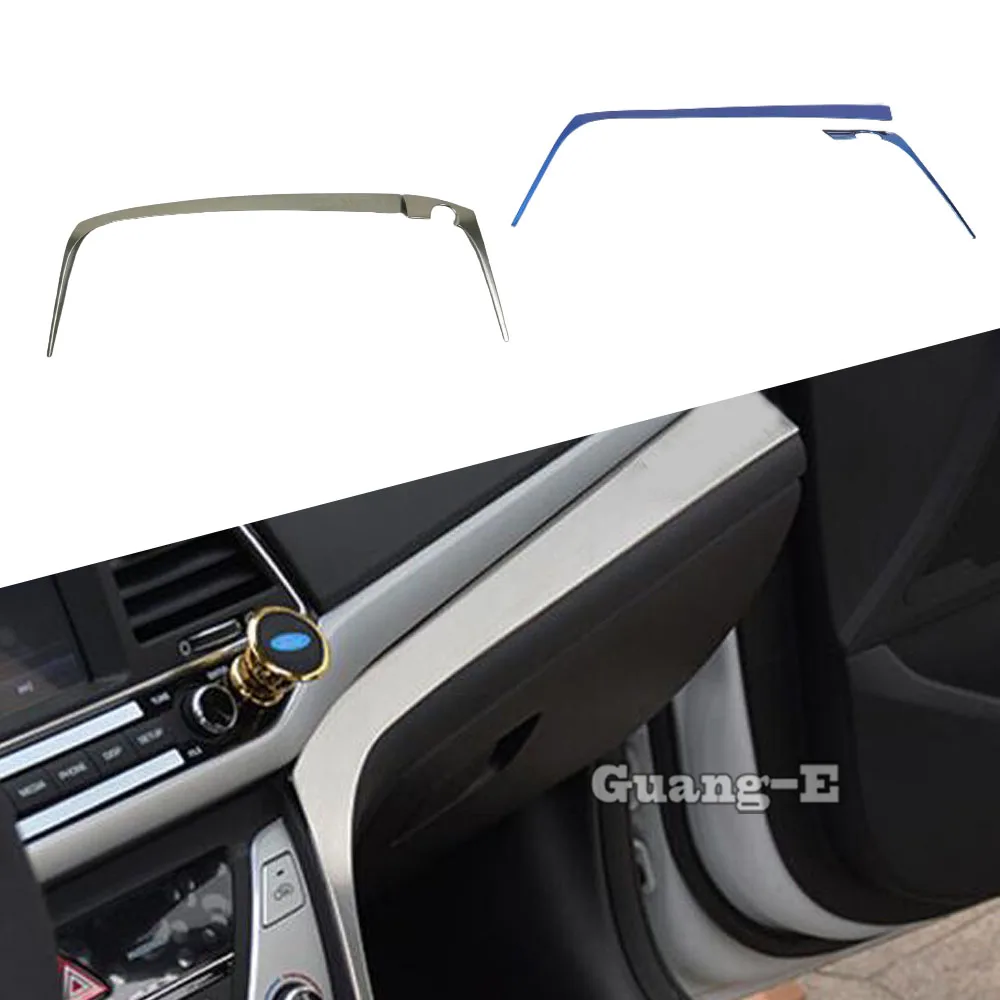 ヒュンダイエラントラアバンテ-2016-2017-2018-2019-2020-車カバー検出器スティックミドル副操縦士グローブボックスフロントトリムパネル-2-個