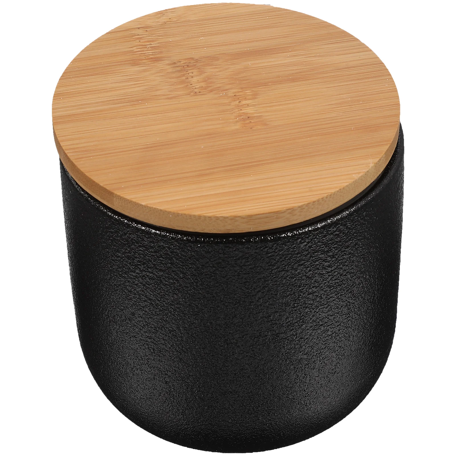 

600ml Black Small Ceramic Food Storage Containers Airtight Lid Dry Fruit Jars Kitchen Canisters Snack Bottle Holder Storage Jar
