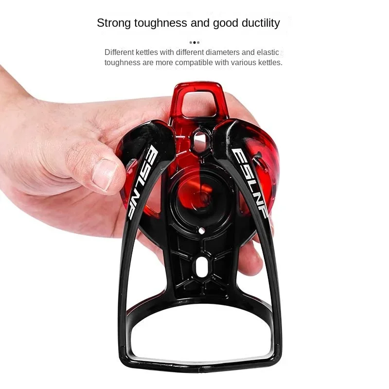 ESLNF أقفاص زجاجات الدراجة الجبلية الطريق دراجة زجاجة ماء حامل ملون خفيف الوزن الدراجات زجاجة قوس دراجة الملحقات #3