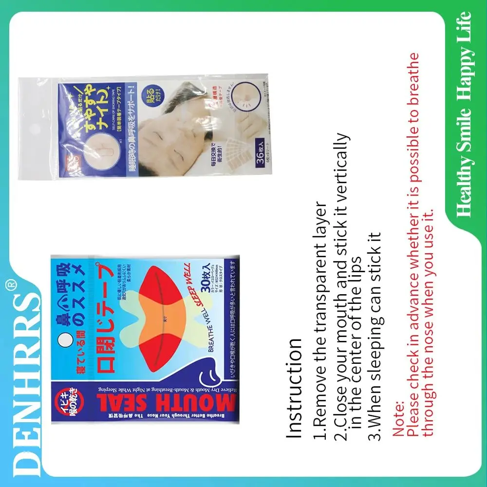 

30/36 шт., против храпа для детей/взрослых, лента для рта, уплотнение, прозрачные наклейки, пластырь для остановки открытого дыхания, пластырь для носа, носа, губ