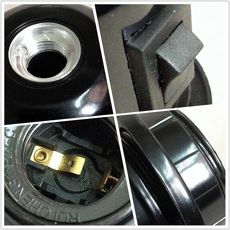 VDE الباكليت امفولدر مع مقبض التبديل عينة الطلب اديسون قلادة مصباح حامل مقبس ضوء قاعدة مصباح الصناعية خمر #4