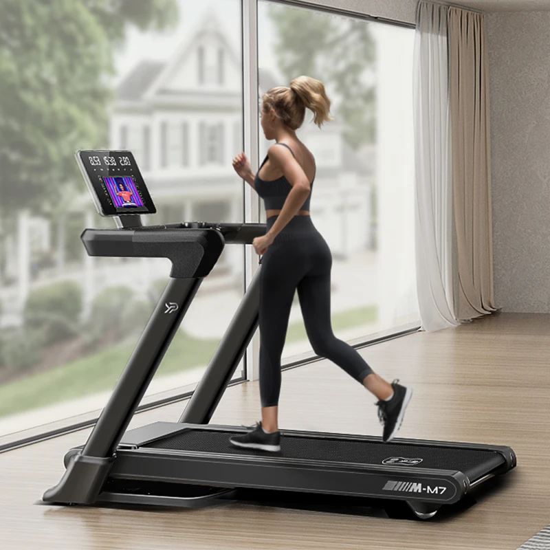 

2024 New Electric Brushless Motor Running Machine Motorized Treadmill With FIT APP Best Home Semi Commercial Treadmill