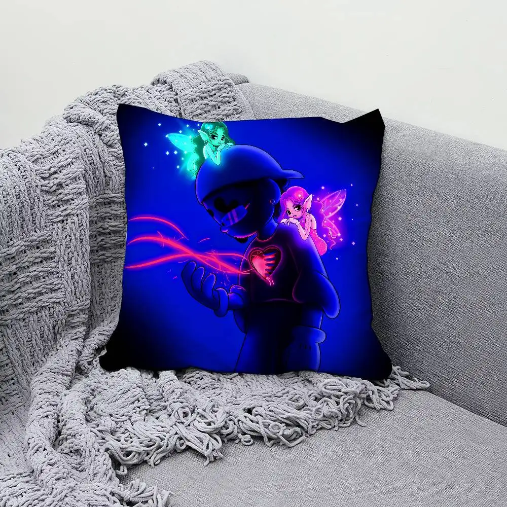 

O-Omar Courtz POR SI MANANA NO ESTOY 30x30cm 45x45cm Pillow Case Decor Protective Covers Comfortable Soft For Sofa Living Room H