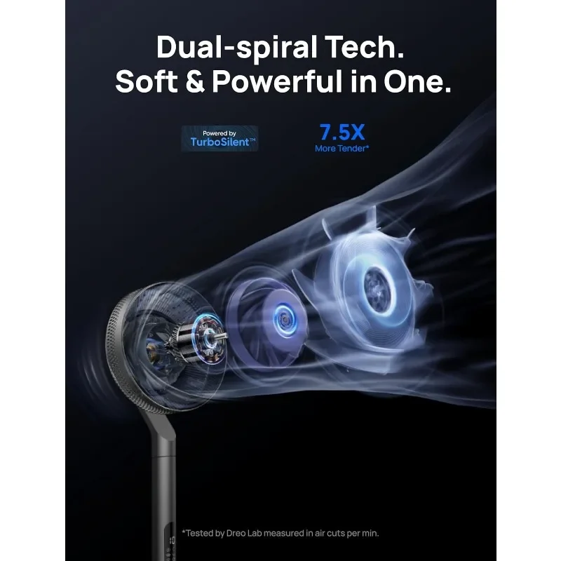 Ventilador de Pedestal con Control inteligente, 40-44 "de altura ajustable, ventiladores silenciosos de CC para dormitorio, oscilante omnidireccional de 120 ° + 85 °