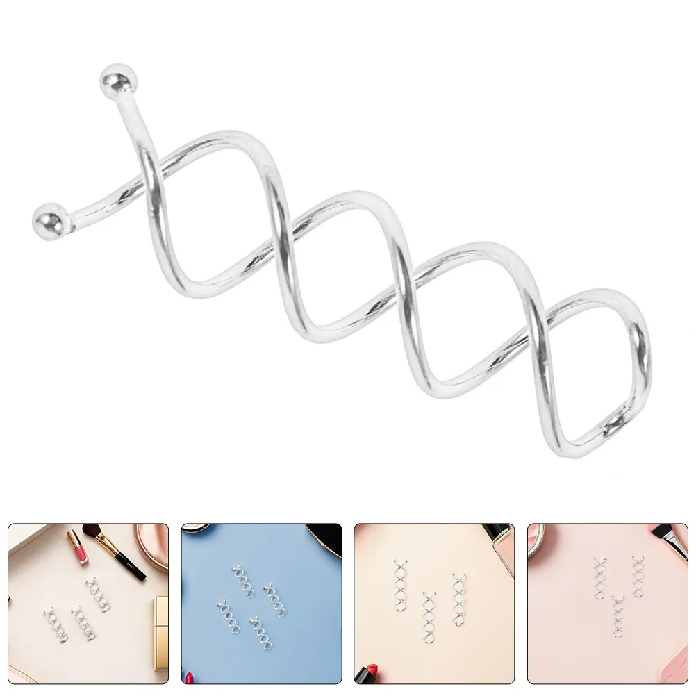 

30Pcs Spiral Hair Pins Metal Non Scratch Rounded Clips Twist Bun Styling Tools Hair Accessories for Secure Messy Bun DIY