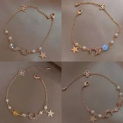 Stainless Steel Bracelet New Style Simplicity Subtlety Moon Lightweight Luxury Bracelet For Women Temperament Jewelry Daily Wear