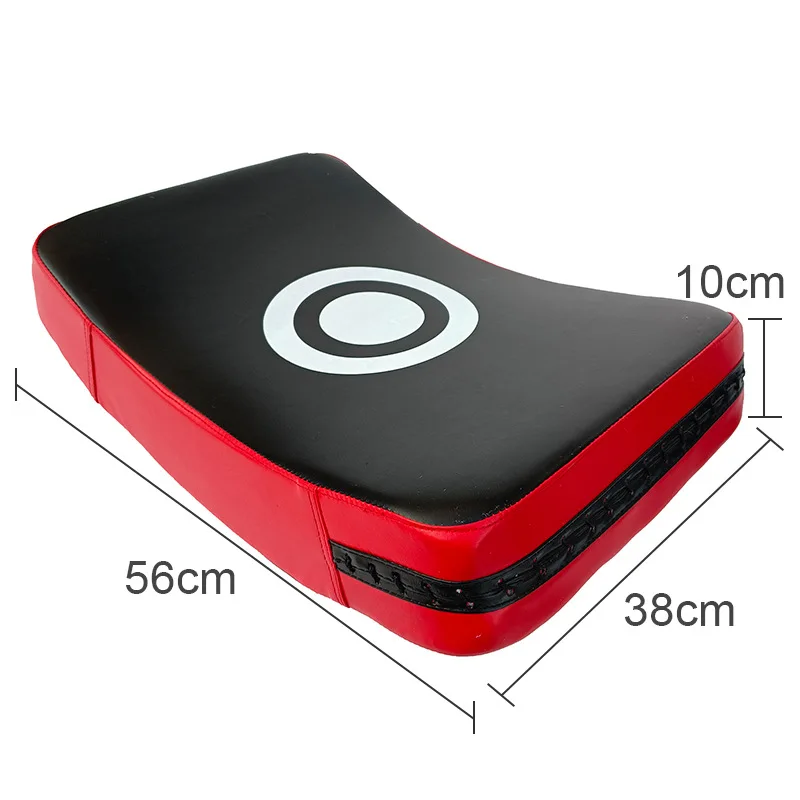 Leather material Sanda boxing training protective foot pad thickened arc-shaped taekwondo foot target
