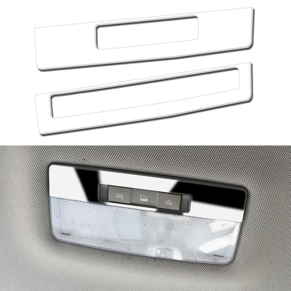 Car Sticker for Chevrolet Cruze Sedan Hatchback 2009-2015 Stainless Steel Interior Reading Lamp Decorative Trim Accessories