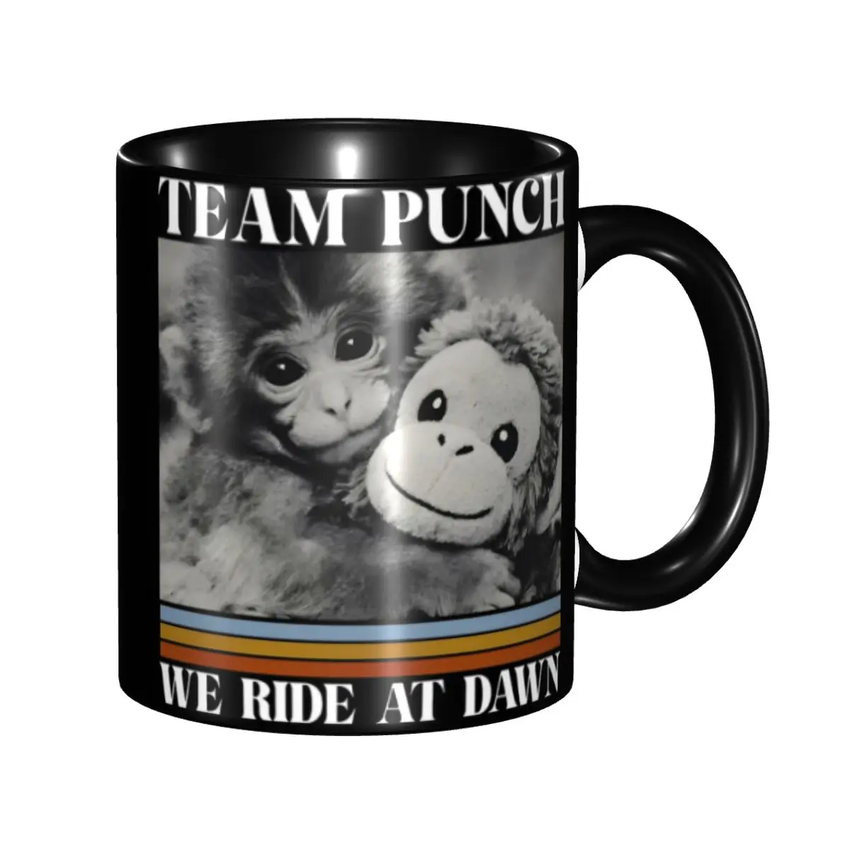 Punch Monkey Coffee Mugs Funny Cup Gifts For Women Men