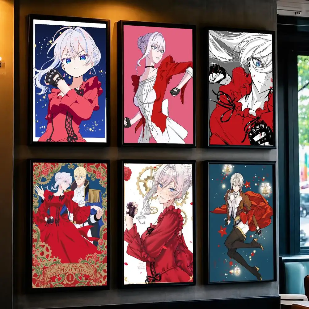 anime M-May I Ask for One Final Thing-G Poster Removable Wall Sticker for Home Cafe Bar Office Interior Decor