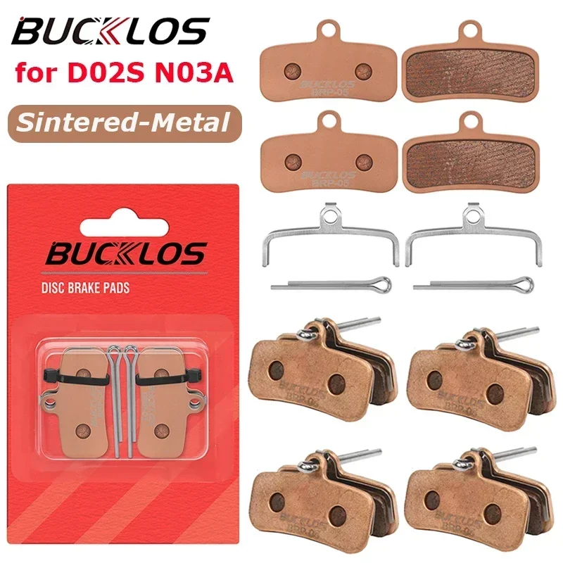 

BUCKLOS Sintered-Metal Brake Pads for D02S N03A Bicycle MTB Hydarulic Disc Brake Pad for M9120/M8020/M8120/M7120 Disk Brake Pads