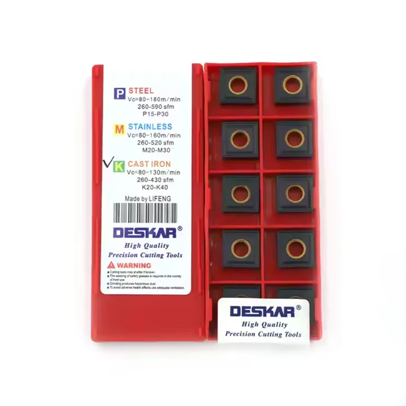 

Deskar 100% Original Snmg120404 Snmg120408 Lf3018 Cnc Lathe Cutting Carbide Inserts External Turning Tools for Cast Iron