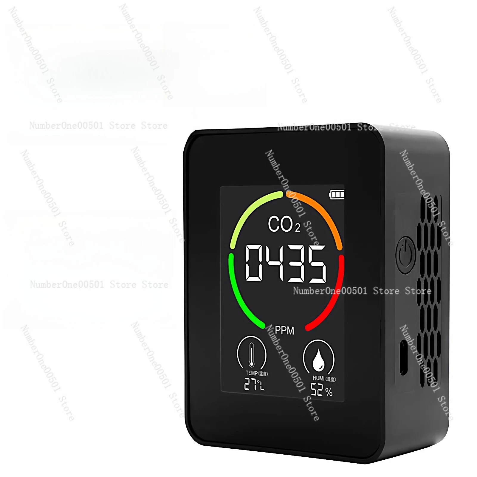 

Carbon Dioxide Detector Portable CO2 Air Quality Monitor for Home Oxygen Level