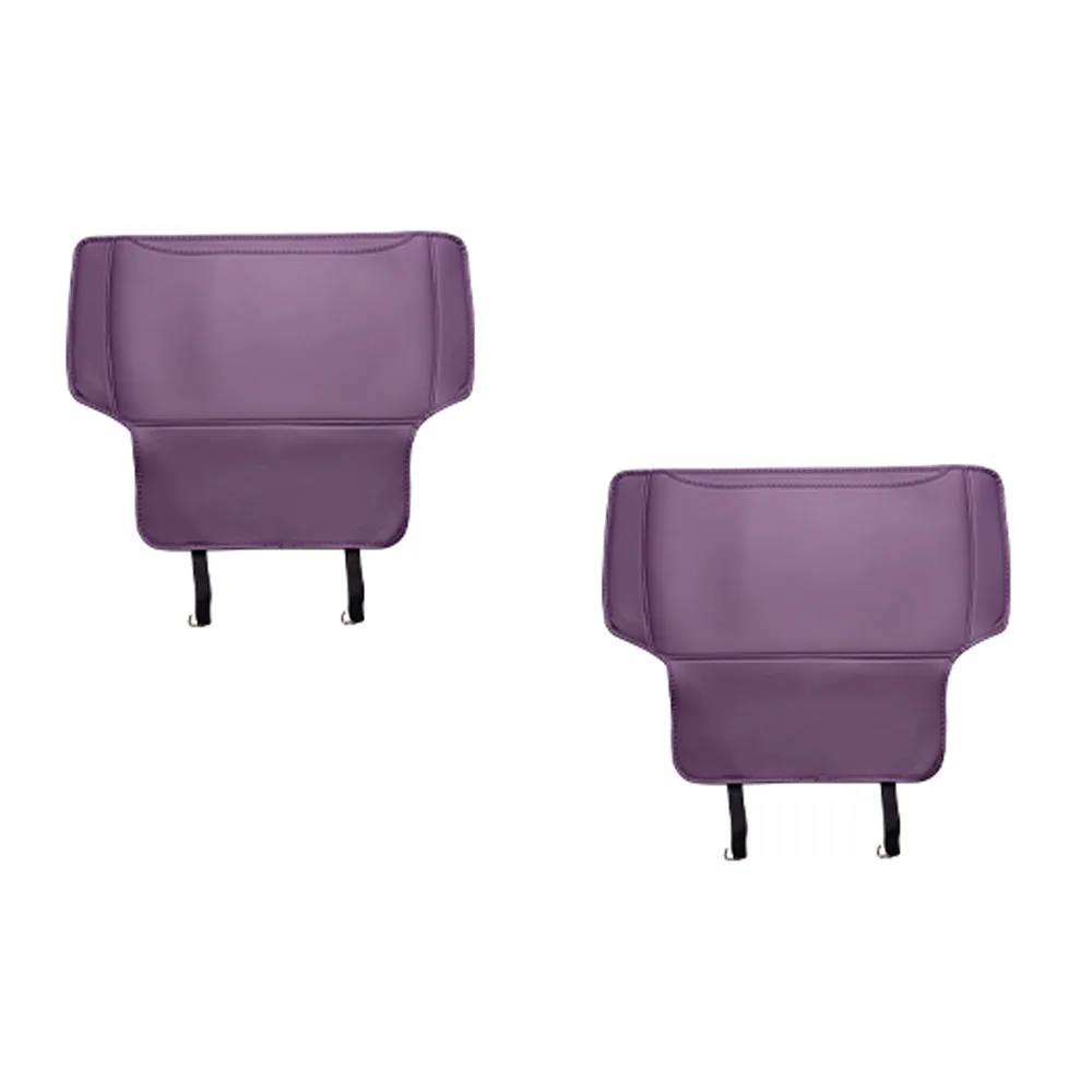 ل جديد Xpeng P7 2025 المقعد الخلفي مكافحة ركلة الوسادة تعديل الداخلية اكسسوارات الجلود وسادة واقية لصندوق مسند الذراع الخلفي #6