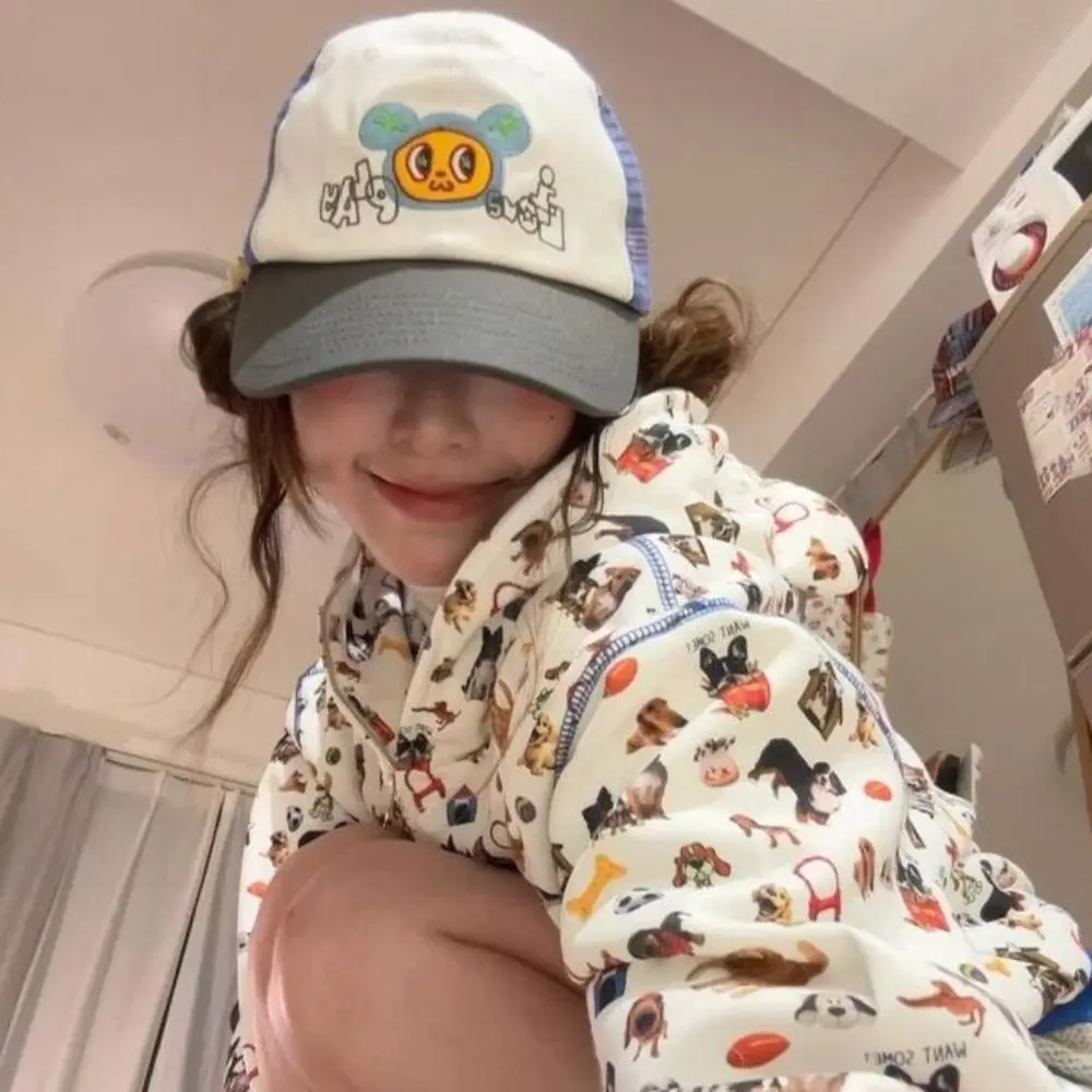 

Casual American Baseball Hat Mouse Cute Peaked Caps Hip Hop Embroidery Snapback Cap Unisex