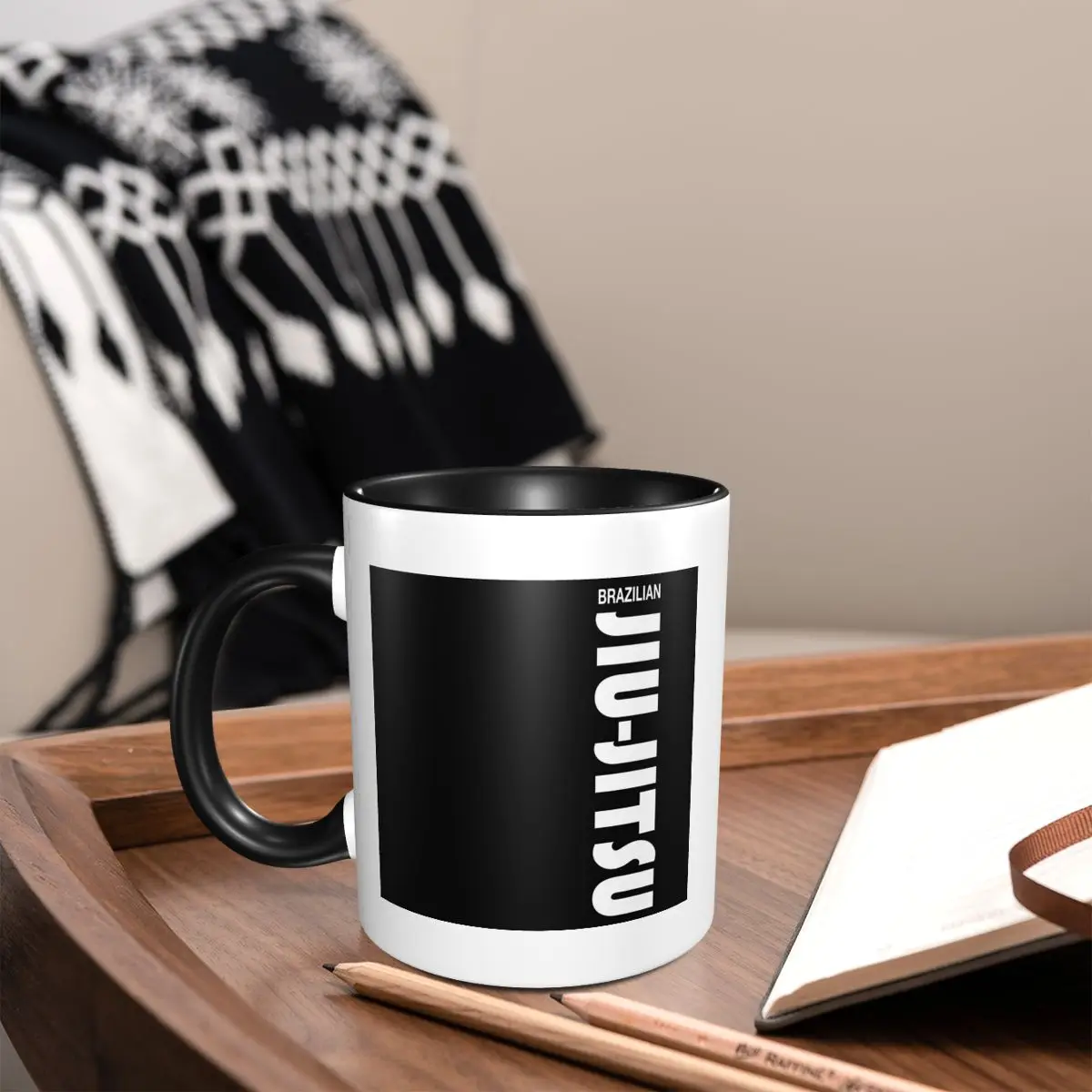 Brazilian Jiu Jitsu Mug Funny Ceramic Coffee Cups Tea Mugs Milk Cup Drinkware Gift for Friends