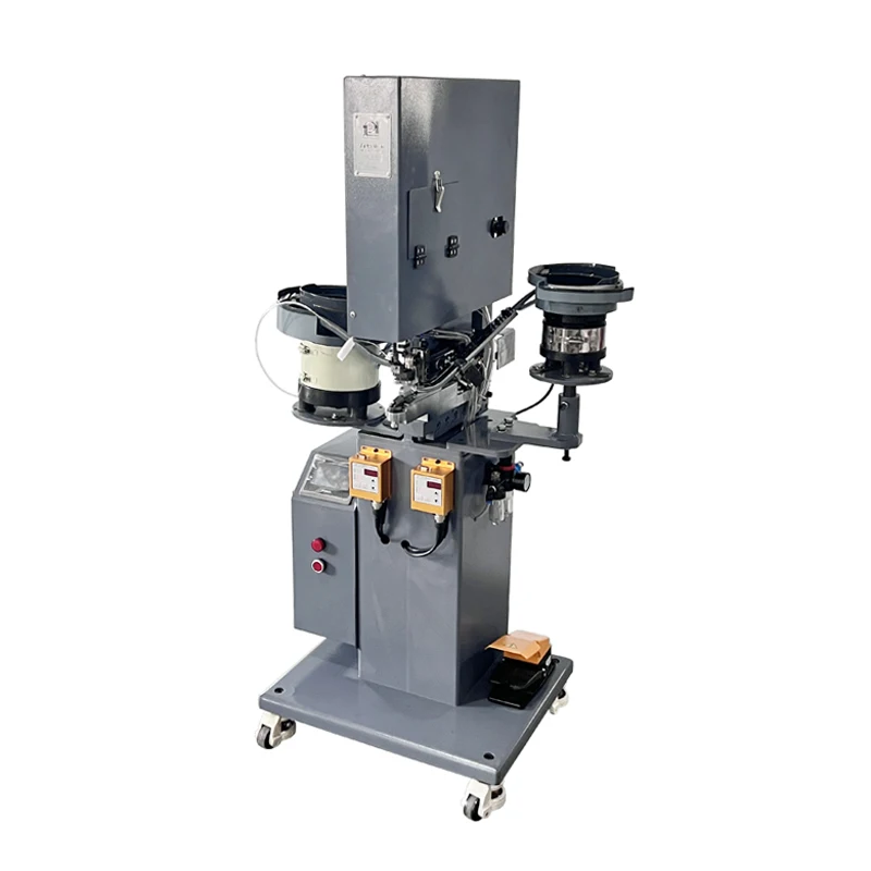 ATV&UTVServo Motor PLC Control Fully Automatic Plastic Shoe Lace Hook & Rivet Attaching Machine for Anti-static Insulated Footwe