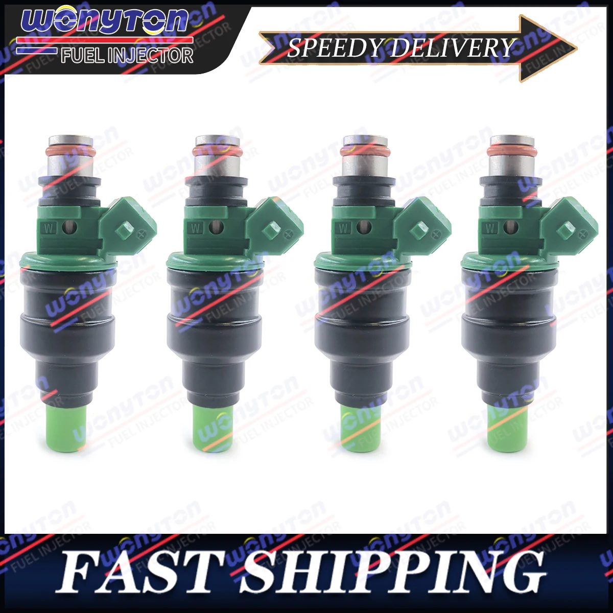 Set of 4 Brand-new Fuel Injector 35310-32660 for 1989-1991 HYUNDAI SONATA 2.4L L4