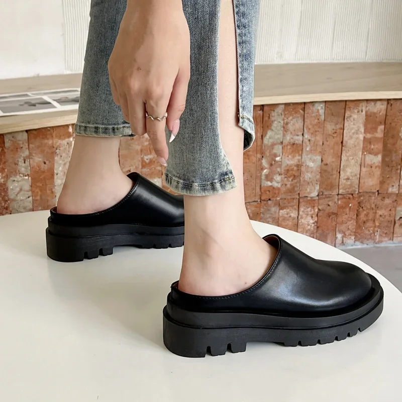 Women's Slippers 2024 Spring Fashion Women Shoes Platform Solid Color Shoes for Women Wedges Flip Flops Women Zapatillas Mujer