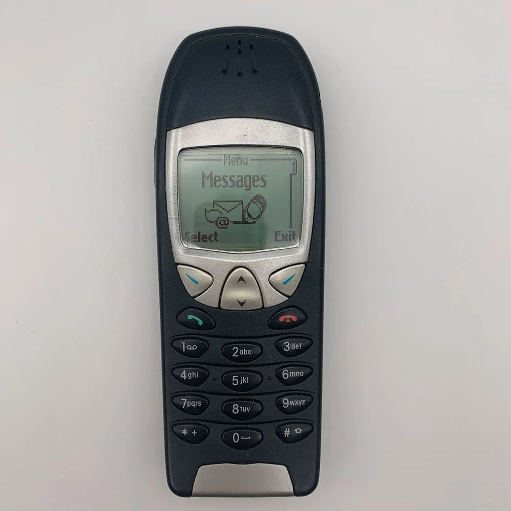 لوحة مفاتيح إنجليزية أصلية غير مقفلة 6210 بشريحتين GSM 900/1800 1050 مللي أمبير في الساعة مصنوعة في فنلندا