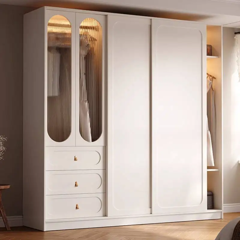 

Европейские деревянные высокие шкафы-гардеробы в скандинавском стиле с выдвижными ящиками для хранения, белые, для взрослых, мебель для дома