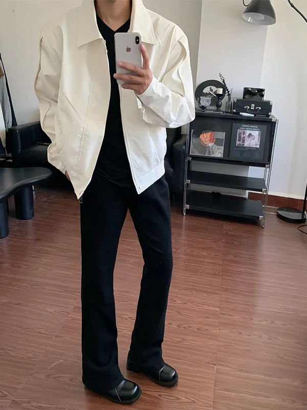 

Мужские джинсы Bla с высокой талией, эластичные, облегающие, прямого кроя, на молнии, для подростков, на осенний сезон