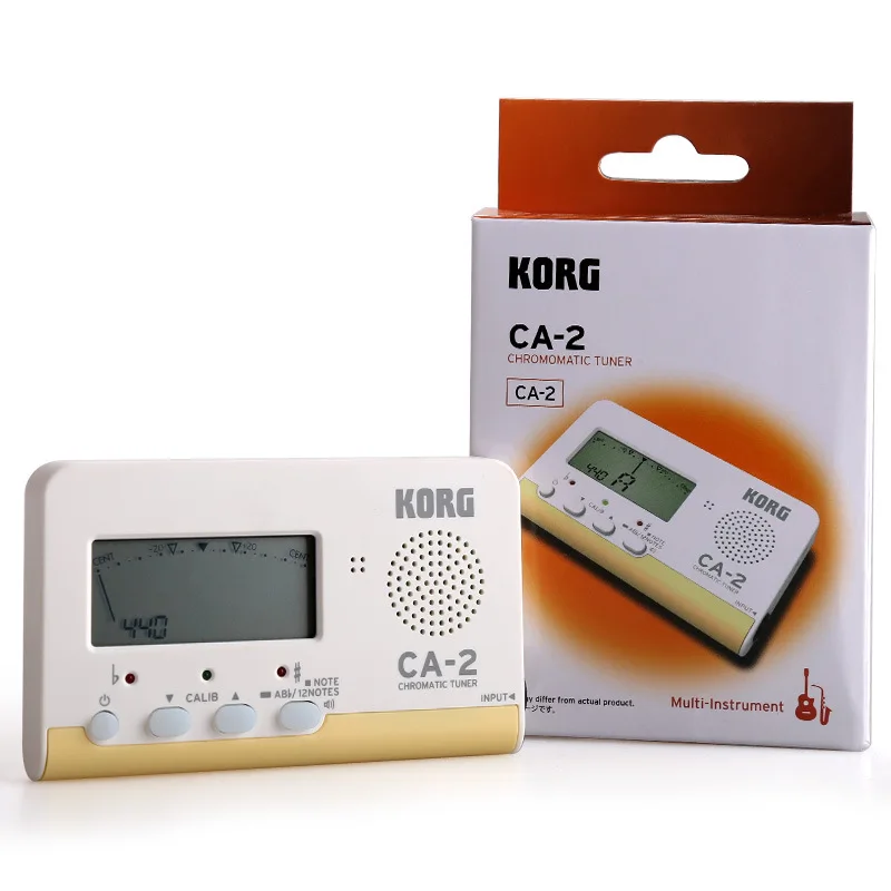 KORG CA-2 Compact Chromatic Tuner Guitar/Bass/Saxophone/ Violin/ Flute Tuner Universal Tuner (ideal for Brass Band or Orchestra)