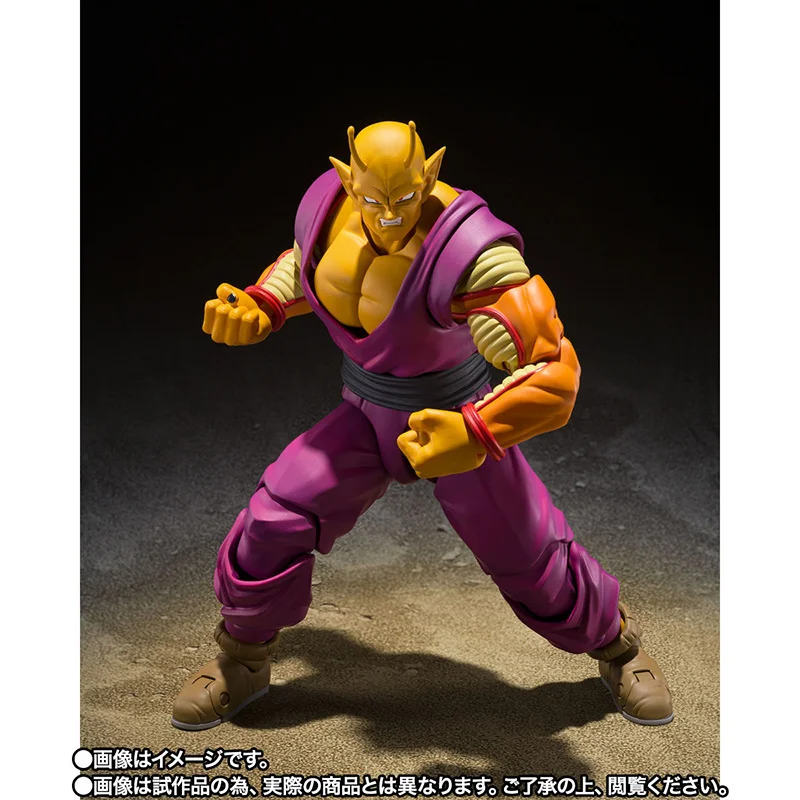 Original Bandai Dragon Ball Super: Super Hero S.H. Figuarts Orange Small Anime Figure Action Model Figurals Brinquedos Toys Gift