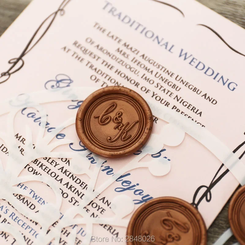 

Custom Two INITIALS WAX SEAL STICKER,wedding stamp sticker,Initials was stamp sticker,party wax stamp sticker