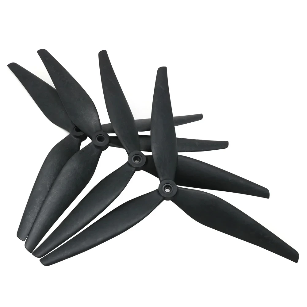 2 Paar HQProp 9X4X3 9X4,5X3 10X4,5X3 11X7,5X3 12X7,5X3 13X12X3 13X9X3 3-Blatt-Propeller aus schwarzem, kohlenstoffverstärktem Nylon für FPV – Detail 7