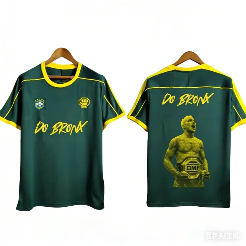 2026 New Summer Fashion Men's Charles Oliveira T-Shirt Black Brazil Edition Family Matching Family Kids Tees image 4