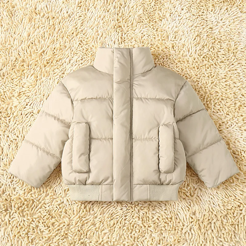 

New Children's Cotton Coat for Boys and Girls, Baby Cotton Coat for Infants and Young Children, Thick Standing Collar Jacket