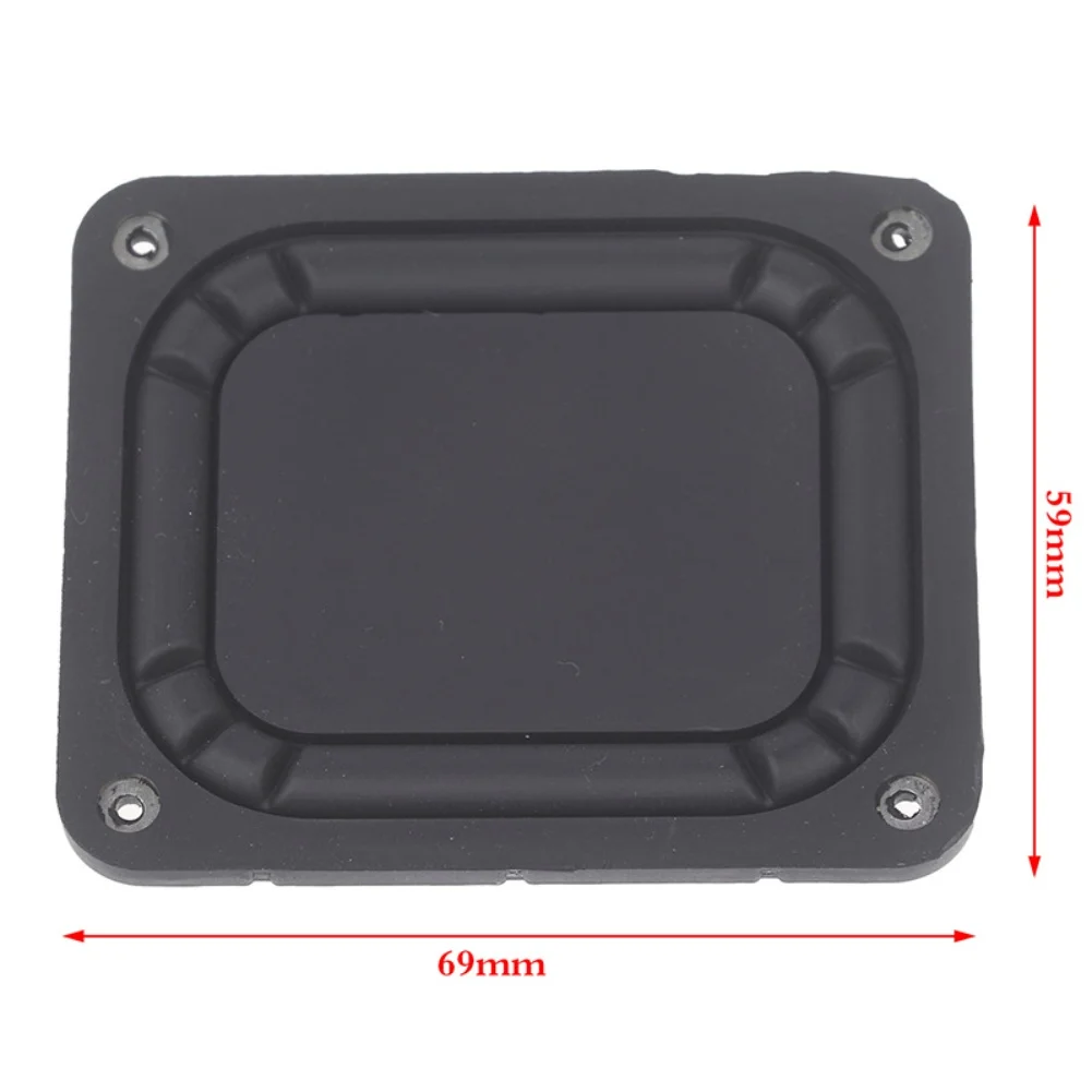 1PCS Rectangular Bass Assist Speaker Auxiliary Bass Woofer Rubber Vibration Plate Vibrating Diaphragm Bass Voice Coil Tool