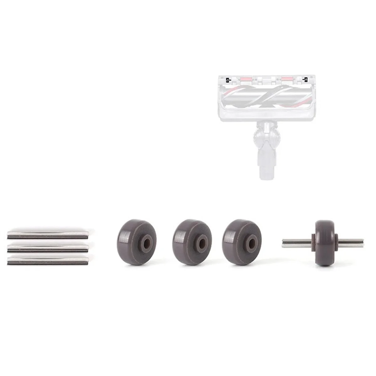 ลูกกลิ้งและเพลาล้อไดรฟ์ตรงสําหรับ Dyson V6 V7 V8 V10 V11 V15 DC58 DC Series เครื่องดูดฝุ่นล้อ Part