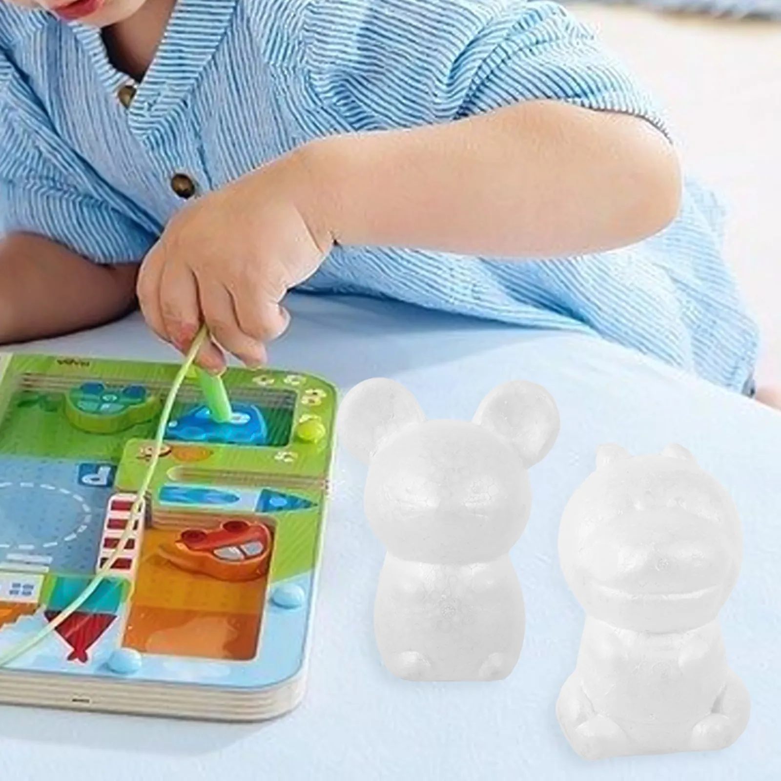 12個入り-中国十二支クラフトセット-フォーム製動物の形-子供用diyペイントプロジェクト-教会-幼稚園-保育園-ホームデコレーション