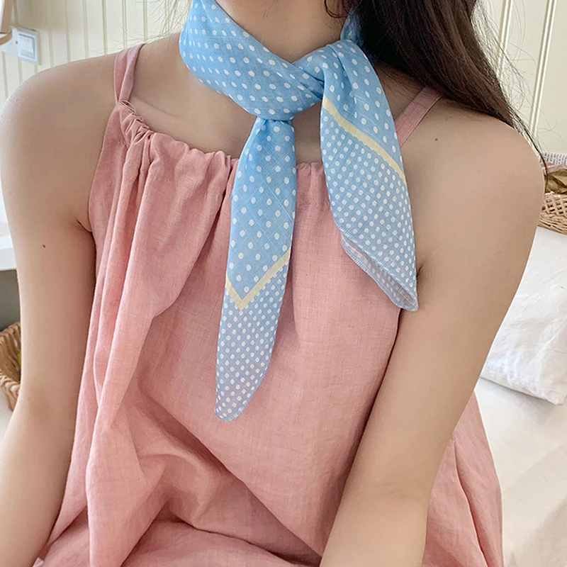 وشاح فاخر مطبوع عليه زهور للنساء والفتيات، ربطة شعر ناعمة على الموضة، أغطية رأس بمزاجية، إكسسوارات شعر بسيطة، هدايا