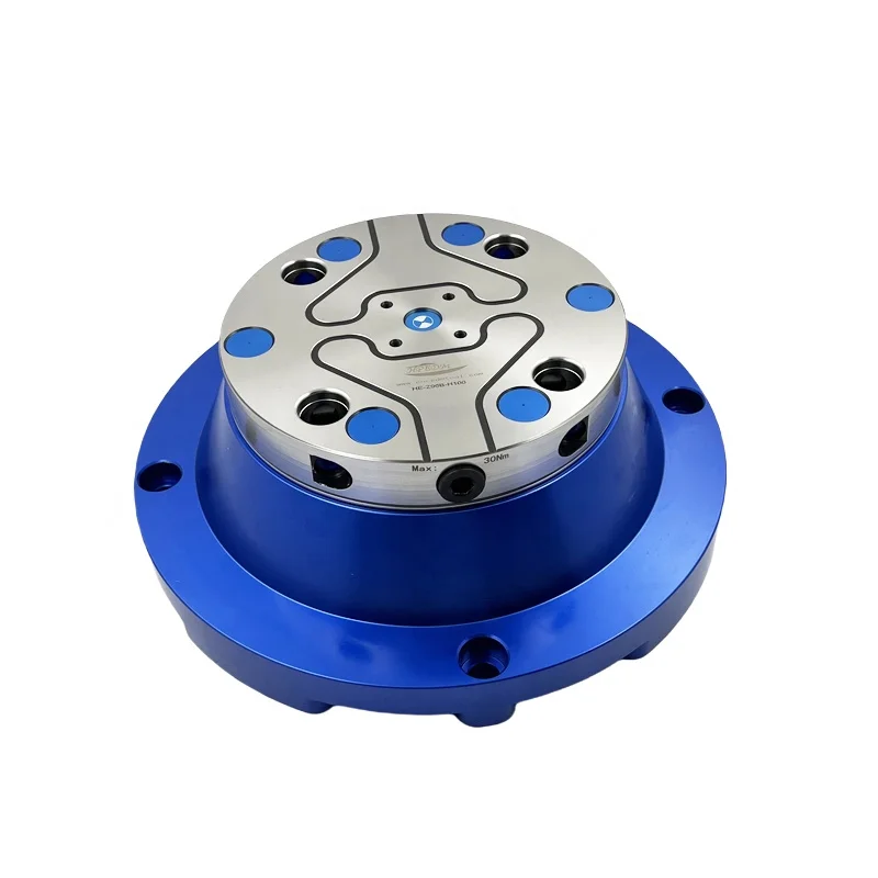 

HE-ZGDZ96B-H100 4 Axis 5 Axis CNC Machine with Quick Change Base Plate Manual Drive Self Centering Vise & Gear Components