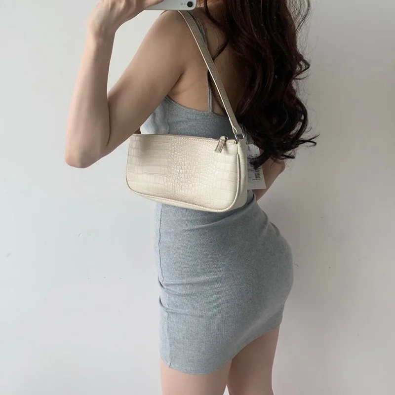 Fashion Low cut Off Shoulder Thread Button Wrap Hip Elastic Slim Fit Slim Strap Solid Color Bottom Dress Tight Short Skirt Trend