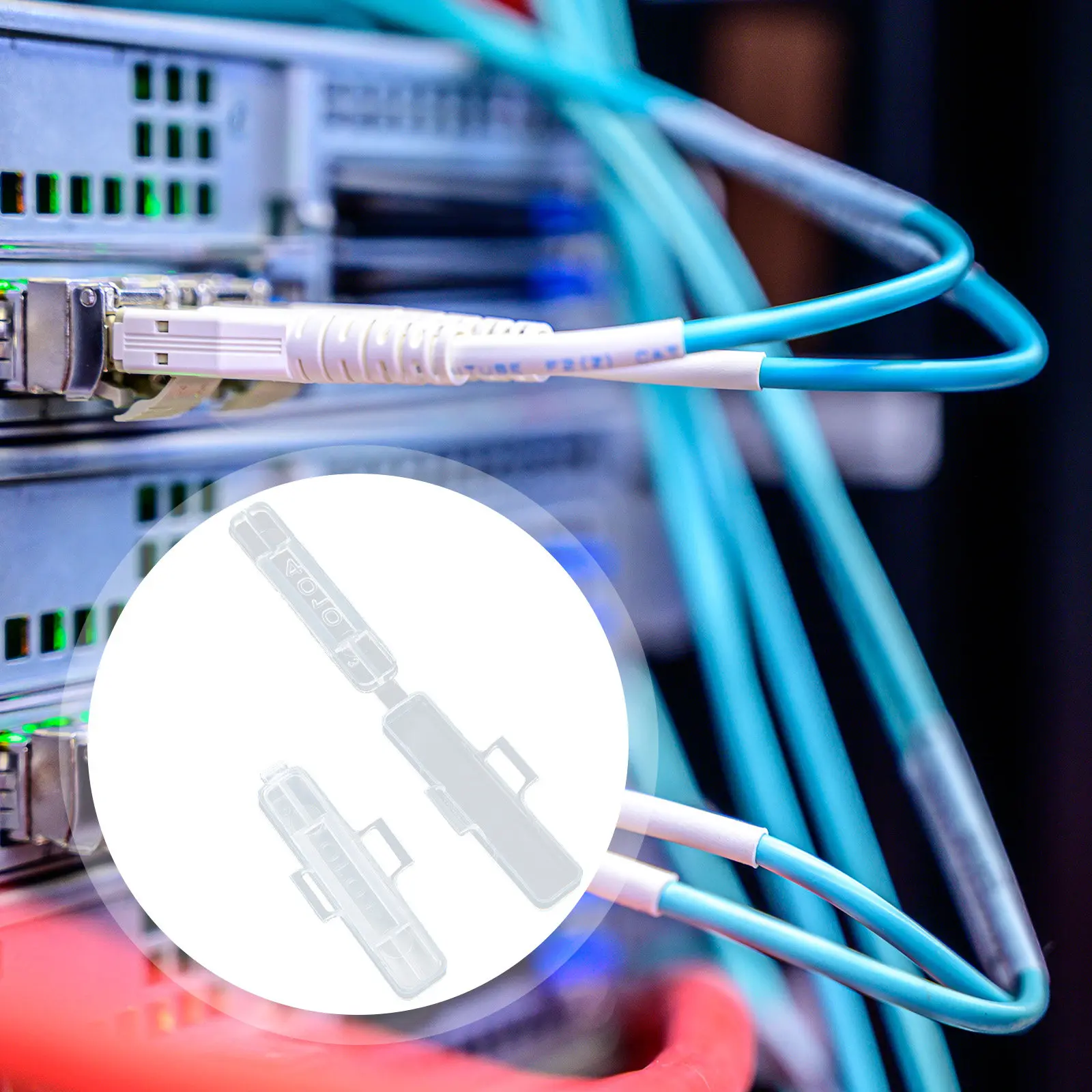 

100Pcs Efficient Cable Label Identification Box Fine Workmanship Wire Sign Name Holder Case for Mechanical Equipment Cable Lines