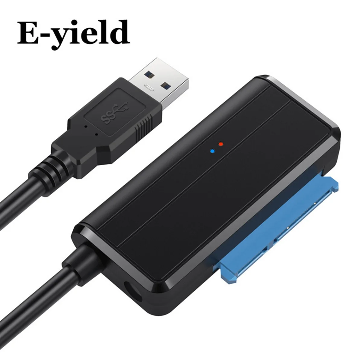 A14M Sata to USB 3.0 Adapter Cable USB 3.0 Hard Drive Converter Cable Support 2.5/3.5 Inch External SSD HDD Adapter