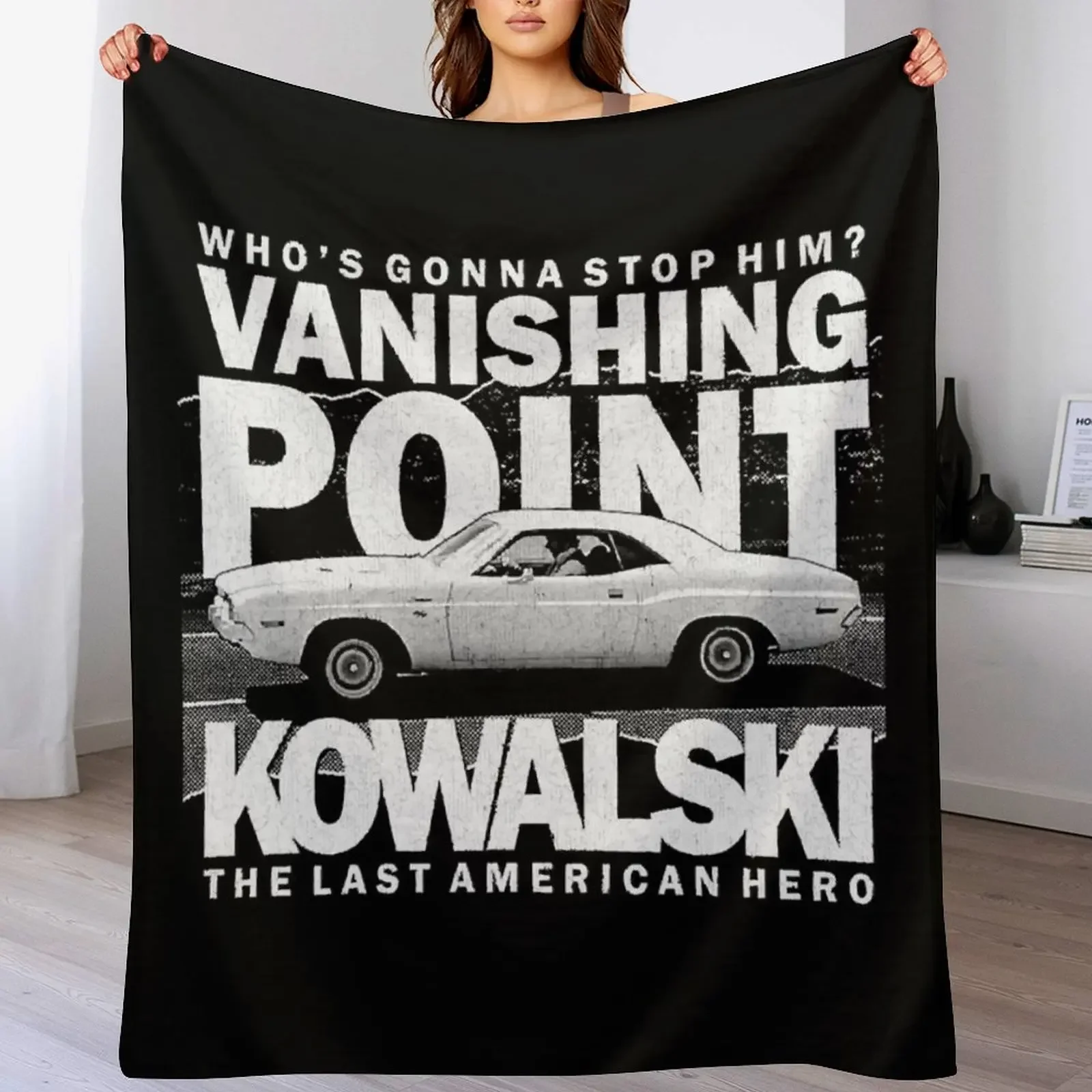 Vanishing Point Throw Blanket Moving Luxury Brand Luxury Thicken Soft Big Blankets