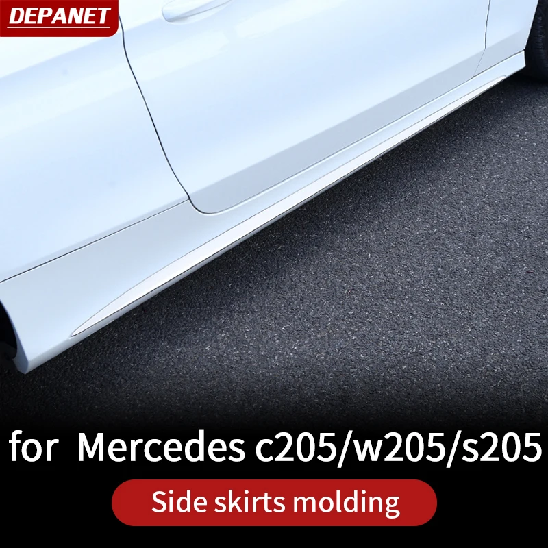 Body trim strips for 2016~2023 two door coupe Mercedes C w205 C205 S205  series 200 260amg interior accessories