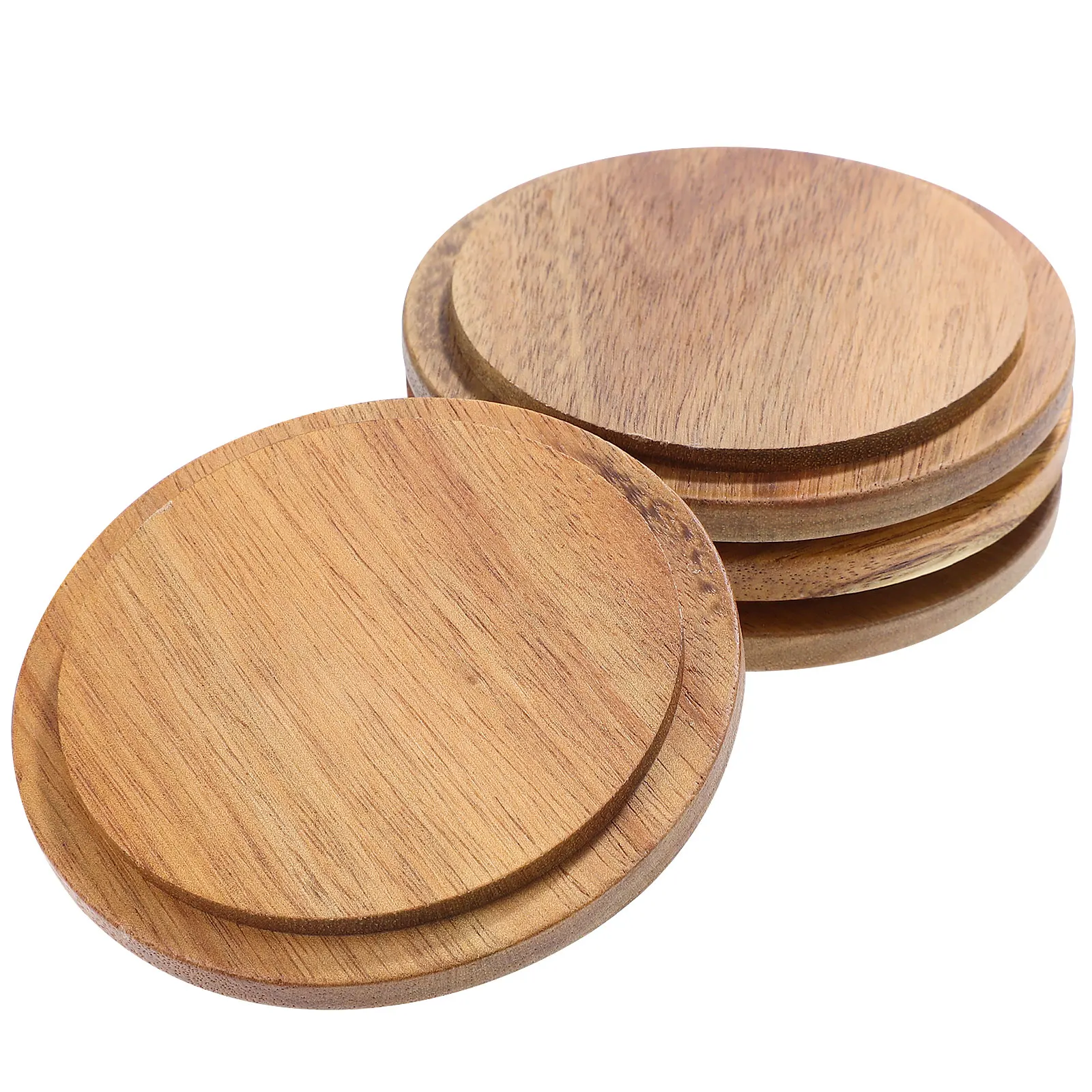 

Wooden Lid Replacement Cup Lids Mug for Office Round Travel Cover Drinking Glass Multi-use Covers Coffee