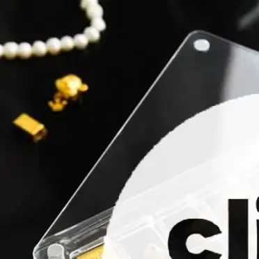 

36/64/100 Grids Small Gold Bean Storage Box Acrylic Gold Transfer Pendant Compartment Collection Box Antioxidant Display Box