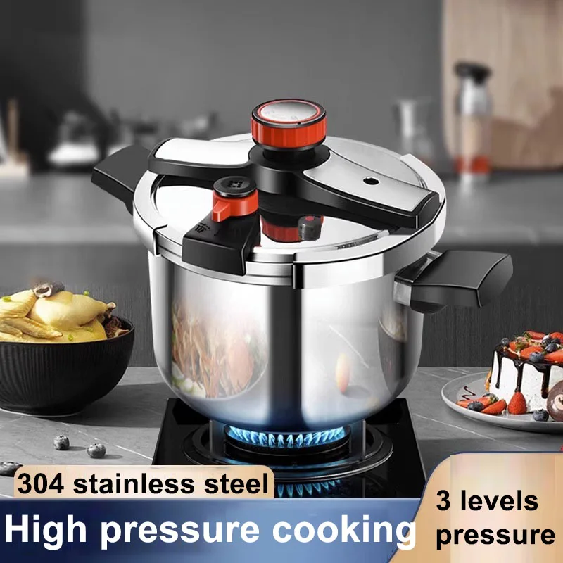 Бытовая скороварка из нержавеющей стали 304, с утолщенной многоскоростной регулируемой рисоваркой большой емкости