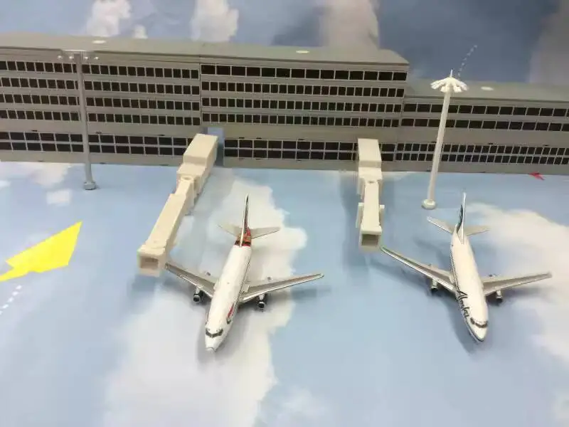 1/400 nova chegada preço especial de plástico fundido aeroporto terminal cena modelo acabado produto exibição coleção presente brinquedos