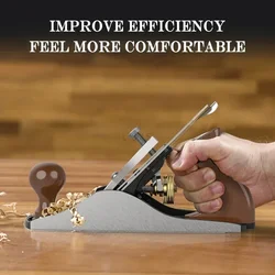 European Alloy Steel Hand Planer Carpenter Flat Plane Bottom Edge Wood Trimming DIY Tools Woodcraft Trimming Model Making Planer