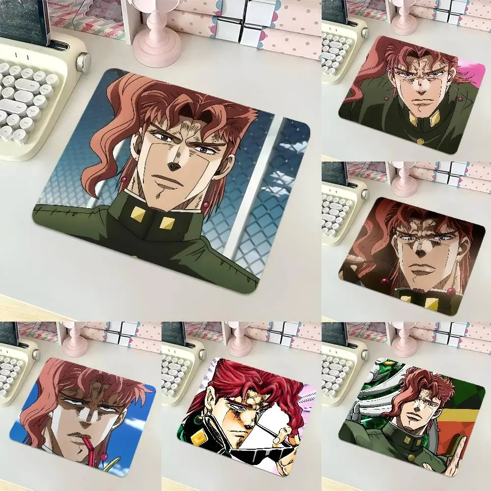 1pc Noriaki Kakyoin Anime Characters Small Mousepad Keyboard Pad Laptop Cushion Non-slip Deskpad