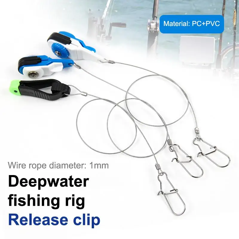 Outrigger Downrigger Release Clip Heavy Duty Trolling Release Clips For Boat Downriggers Fishing Tension Tool Sea Fishing Tackle